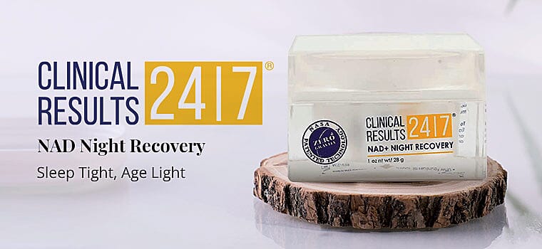 Clinical Results 24/7 NAD Night Recovery Banner