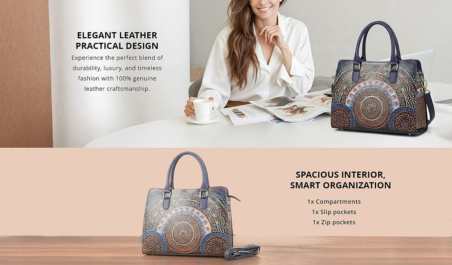 Elegant Leather Practical Design Banner