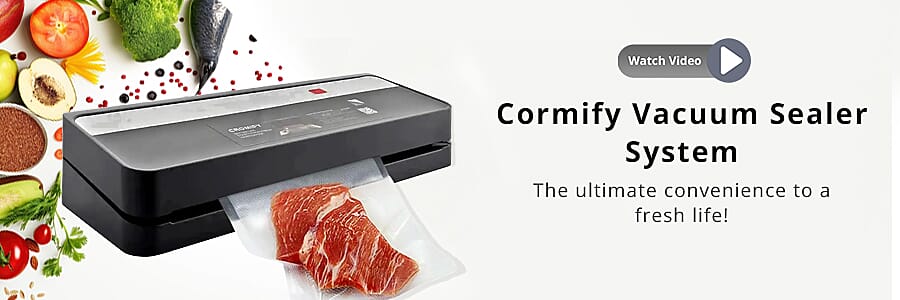 Cormify Vacuum Sealer System Banner