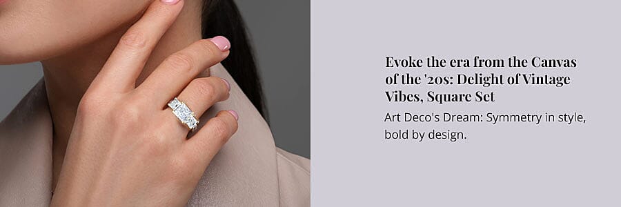 Evoke the era from the Canvas of the '20s: Delight of Vintage Vibes, Square Set Banner
