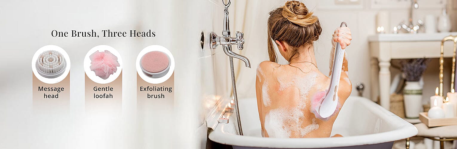 Spin, Cleanse, and Exfoliate Banner