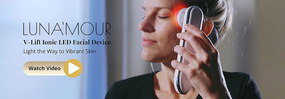 Luna'Mour V-Lift Ionic LED Facial Device Banner