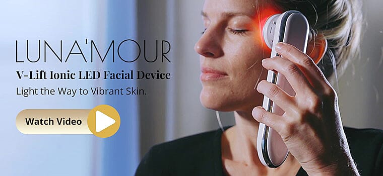 Luna'Mour V-Lift Ionic LED Facial Device Banner