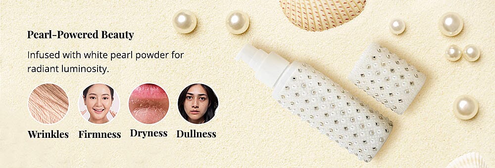 Pearl-Powered Beauty Banner