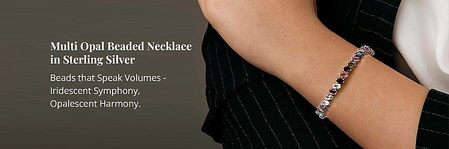 Multi-Tourmaline Tennis Bracelet in Sterling Silver Banner