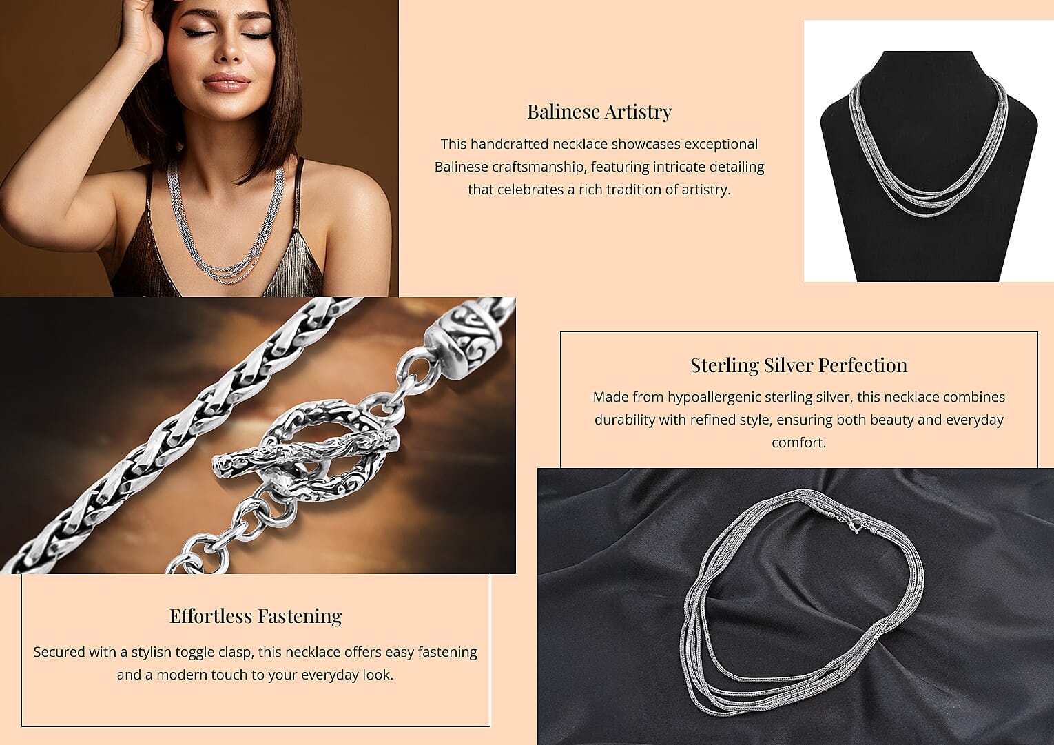 Bali Legacy Tulang Naga Necklace in Sterling Silver Banner