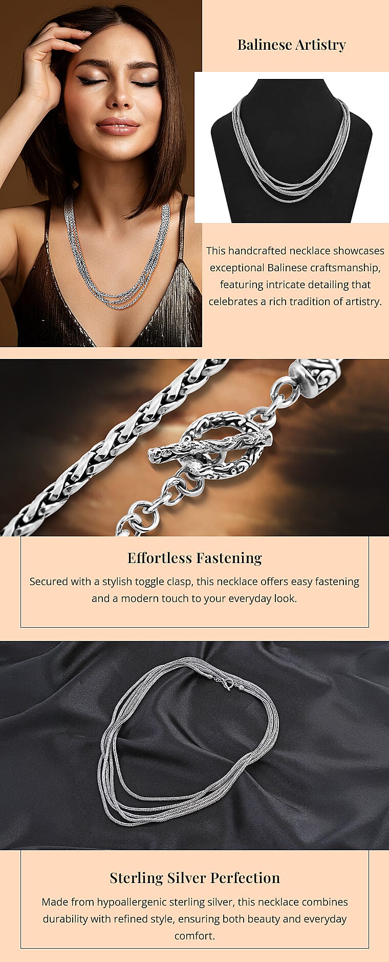 Bali Legacy Tulang Naga Necklace in Sterling SilverBanner