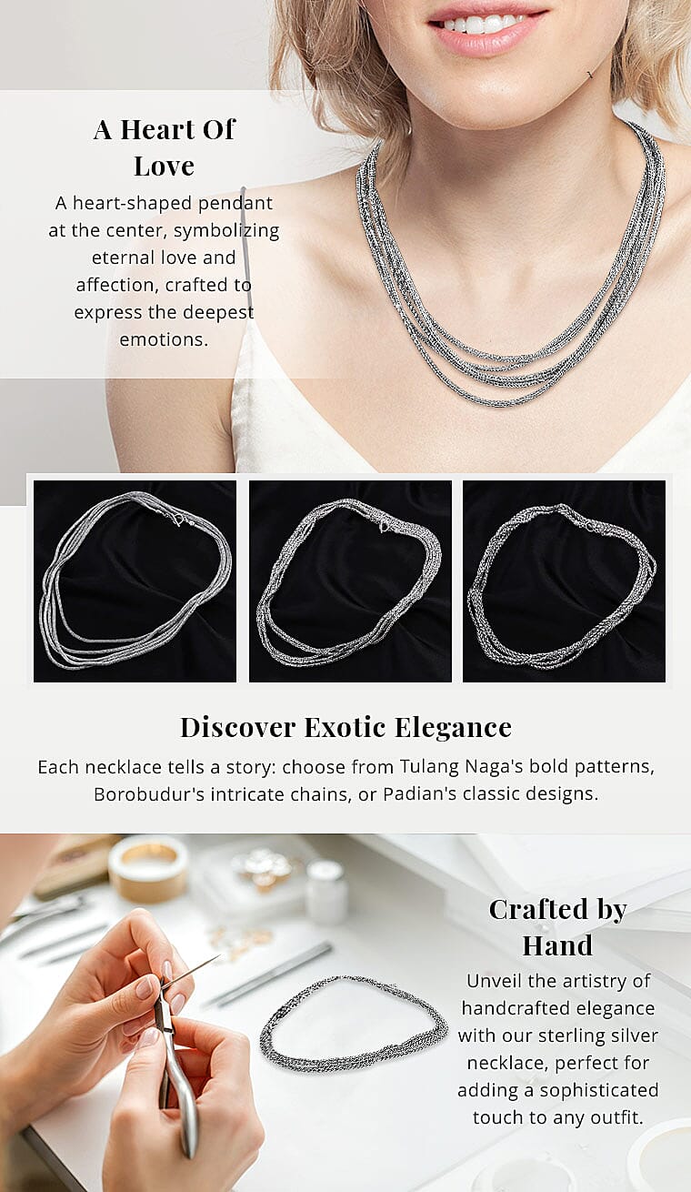 Bali Legacy Tulang Naga Necklace in Sterling Silver Banner