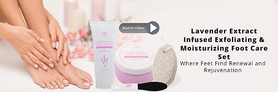 Lavender Extract Infused Exfoliating  Banner