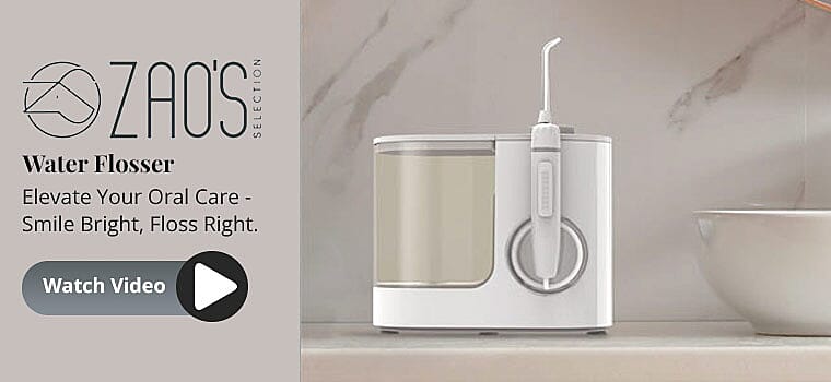 Zaos Water Flosser Banner