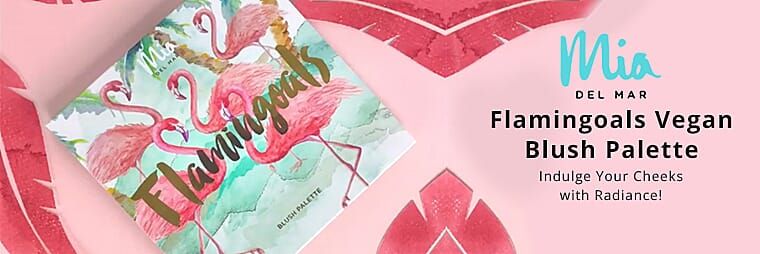 MIA DEL MAR Flamingoals Vegan Blush PaletteBanner