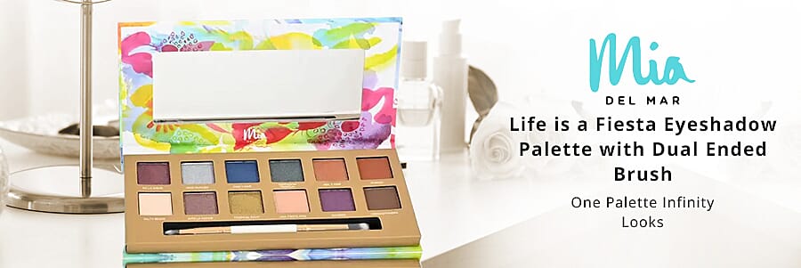 MIA DEL MAR Life is a Fiesta Eyeshadow Palette  Banner