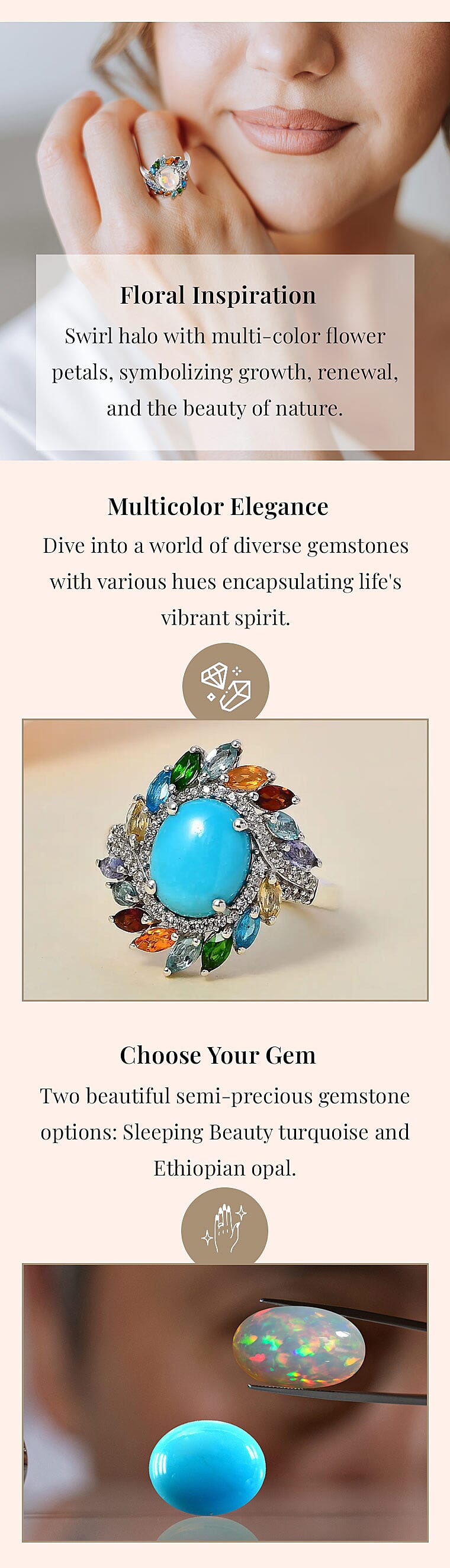 Sleeping Beauty Turquoise Tennis Bracelet in Platinum Over Sterling SilverBanner