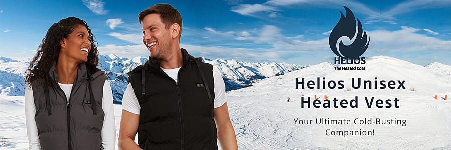 Helios Unisex Heated Vest Banner