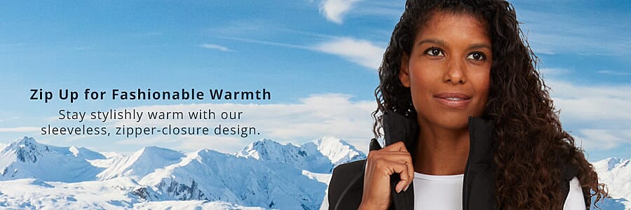 Zip Up for Fashionable Warmth Banner