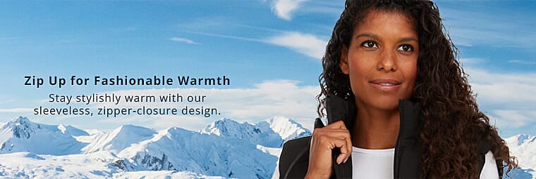 Zip Up for Fashionable Warmth Banner