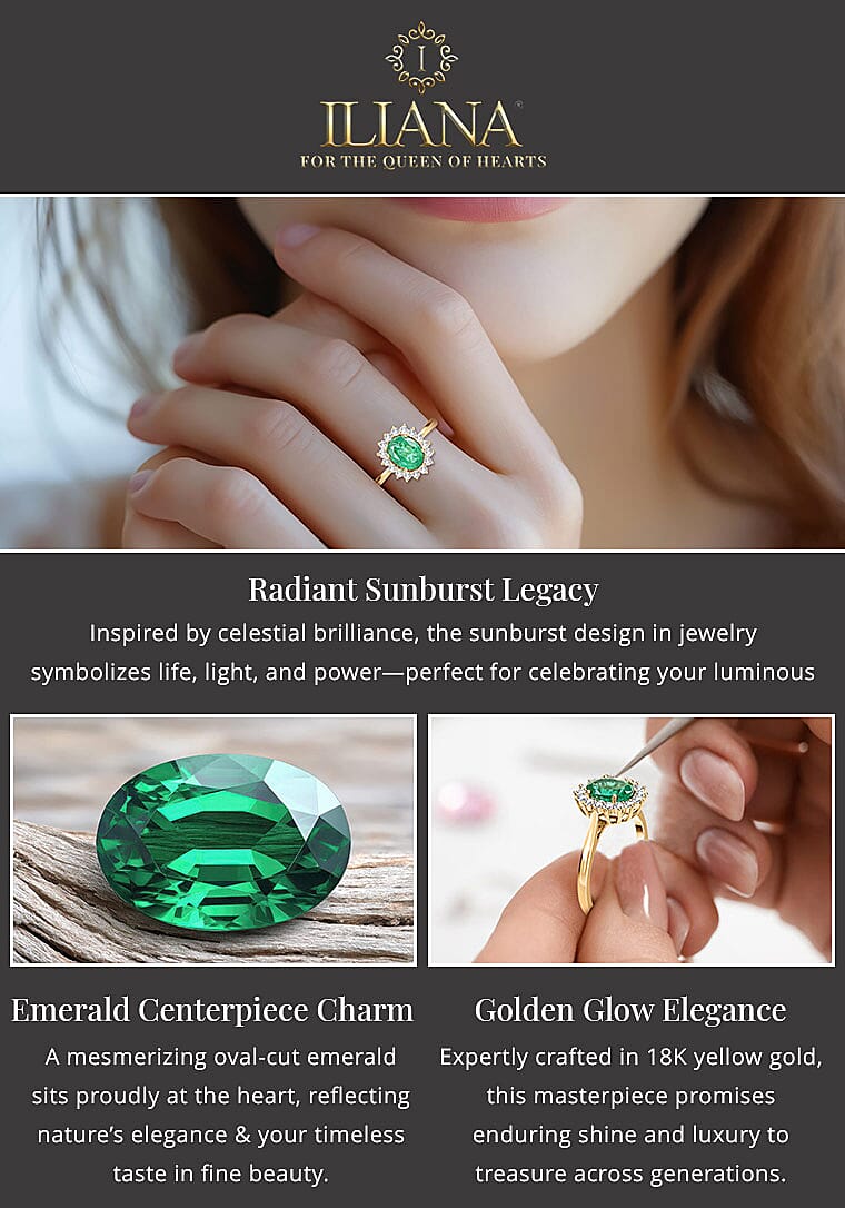 Certified & Appraised Iliana AAA Kagem Zambian Emerald and G-H SI Diamond 2.15 ctw Ring Banner