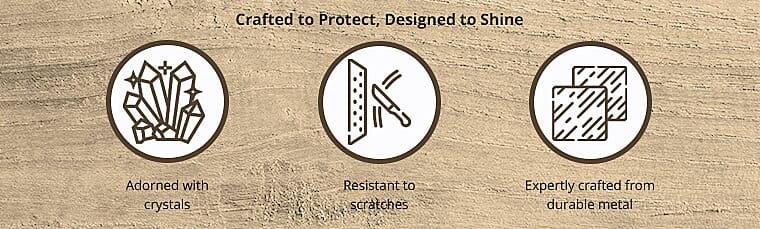 Crafted to Protect, Designed to Shine Banner