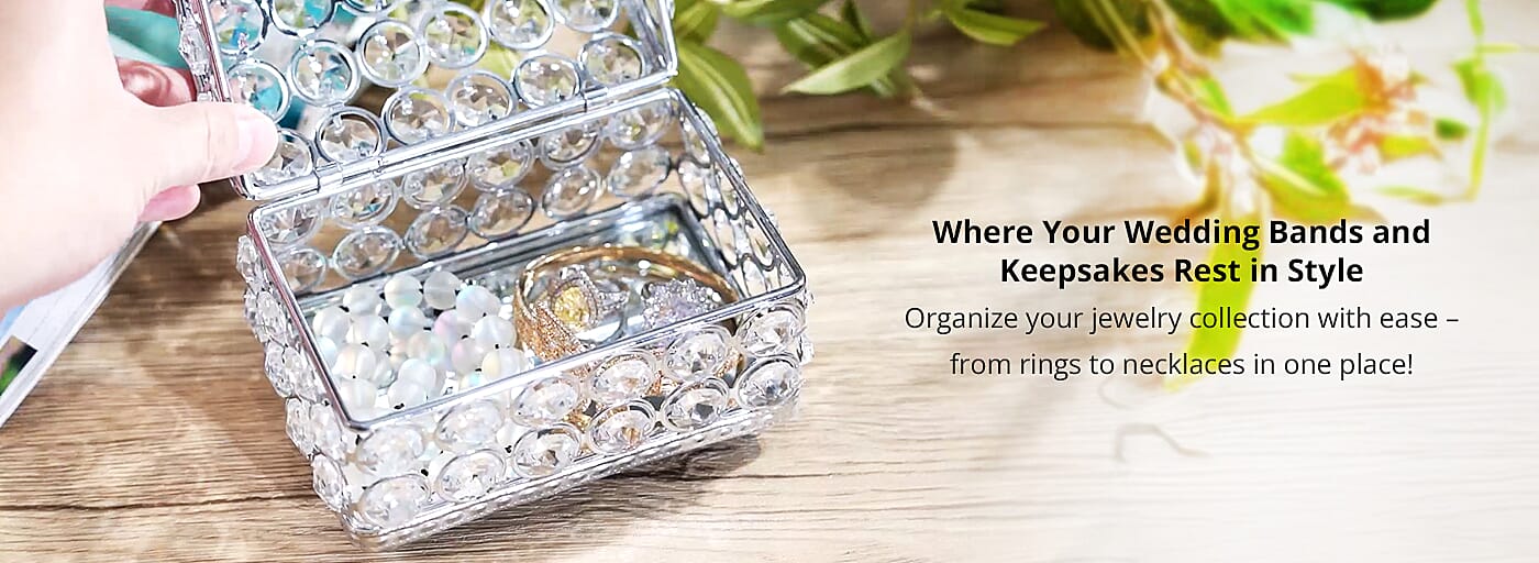 Adorned with crystals Banner