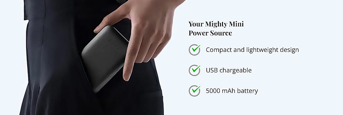 Your Mighty Mini Power Source Banner