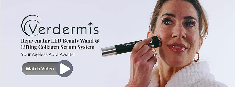 Rejuvenator LED Beauty Wand & Lifting Collagen Serum System Banner