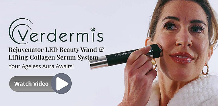 Rejuvenator LED Beauty Wand & Lifting Collagen Serum System Banner