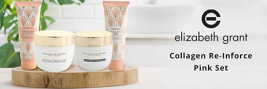 Elizabeth Grant Collagen Re-Inforce Pink Set Banner