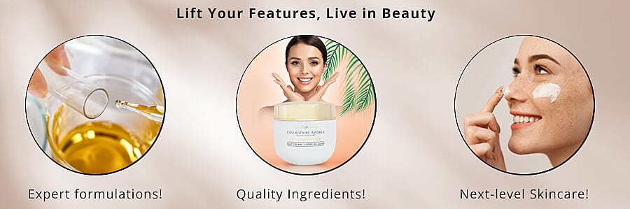 Lift Your Features, Live in Beauty Banner