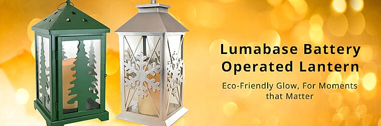 Battery Operated LanternBanner
