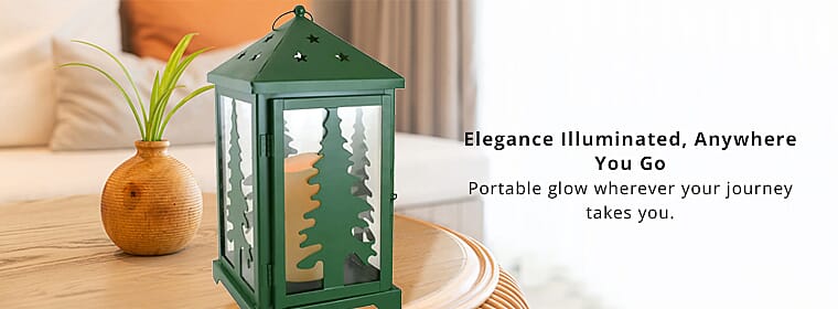 Battery Operated LanternBanner