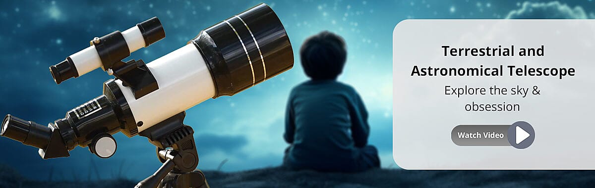 Terrestrial and Astronomical Telescope Banner