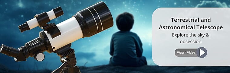 Terrestrial and Astronomical Telescope Banner