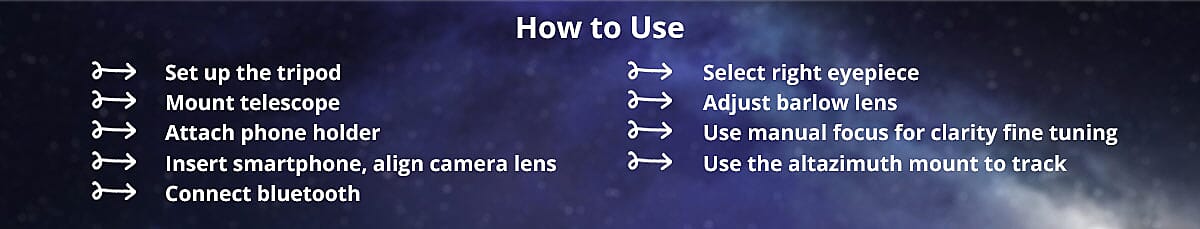 Professional Astronomical Telescope Banner