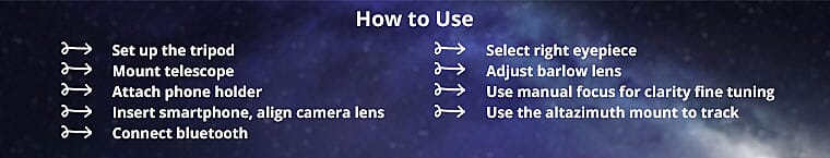 Professional Astronomical Telescope Banner