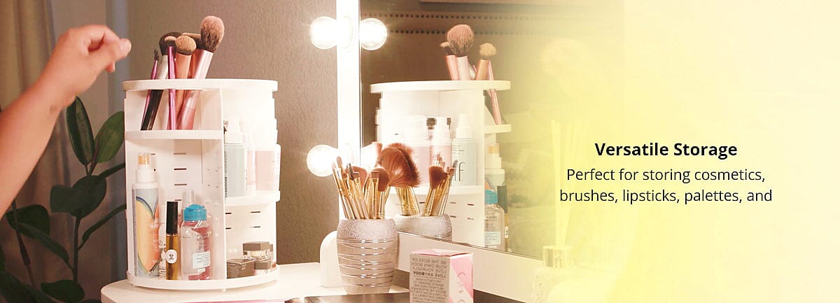 Makeup Organizer With Features Banner