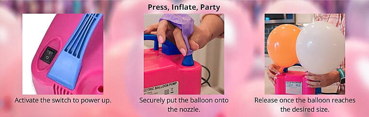 Pump Up the Party in Seconds Banner