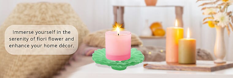Fiori Flower Candle HolderBanner