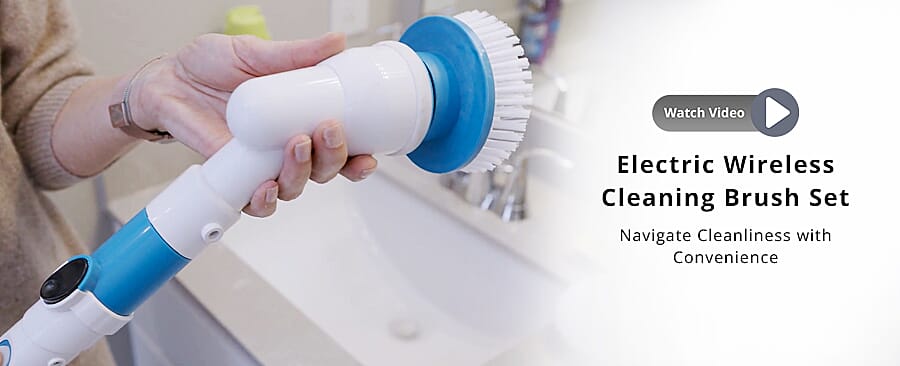 Electric Wireless Cleaning Brush Set Banner