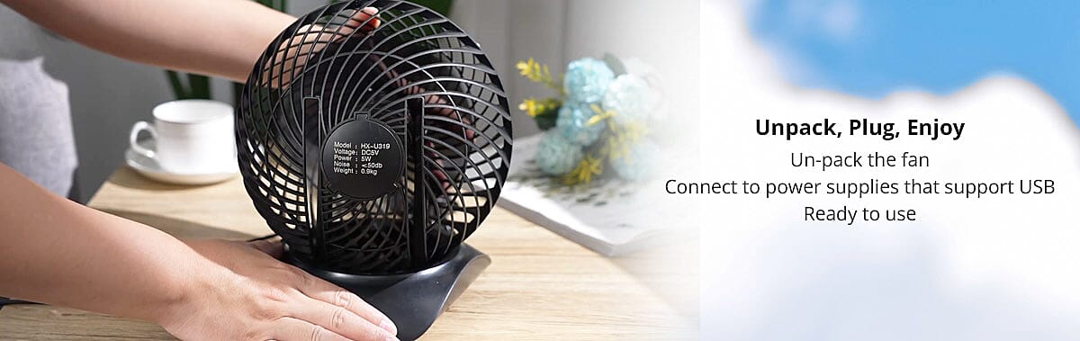 Unpack, Plug, Enjoy Banner