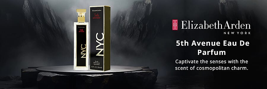 Elizabeth Arden's 5th Avenue Eau De Parfum Banner