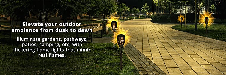 Elevate your outdoor ambiance from dusk to dawn Banner