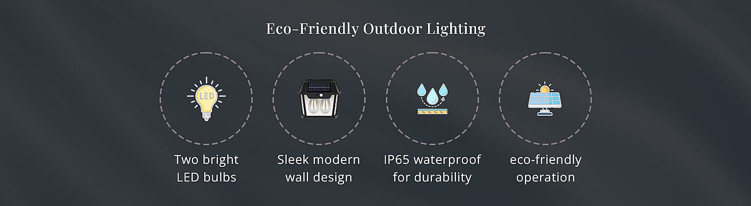 Eco-Friendly Outdoor Lighting Banner
