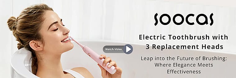 Soocas Electric Toothbrush  Banner