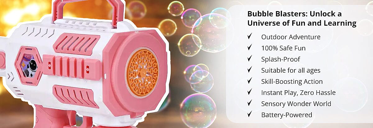 Turn Any Place into a Bubble Wonderland Banner