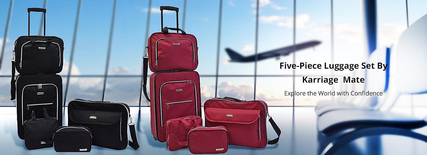 Five-Piece Luggage Set By Karriage  Mate Banner