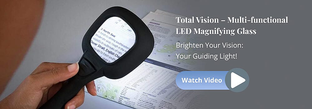 Total Vision – Multi-functional LED Magnifying Glass Banner