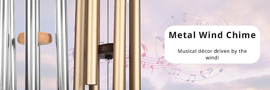Metal Wind Chime Banner
