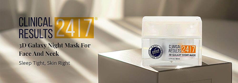 Clinical Results 3D Galaxy Night Mask For Face And Neck Banner