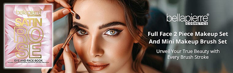 Bellapierre Full Face 2 Piece Makeup Set And Mini Makeup Brush SetBanner