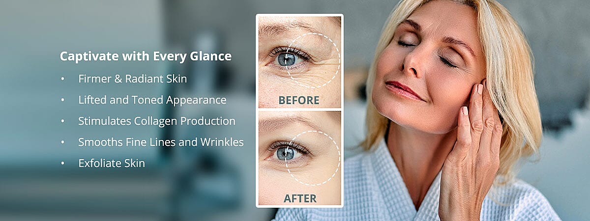 Captivate with Every Glance Banner